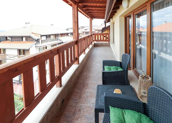 Stylish 1Br Bansko Balconyiwalk To Ski Lift & Spa 班斯科